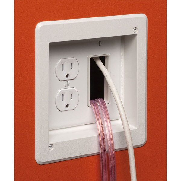 Main product image for Arlington TVBU505 2-Gang Recessed Power and Low Vol 261-4246